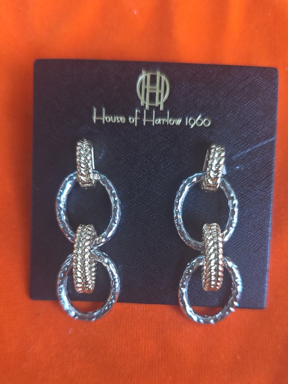 House of Harlow 1960 Mixed Metal Earrings